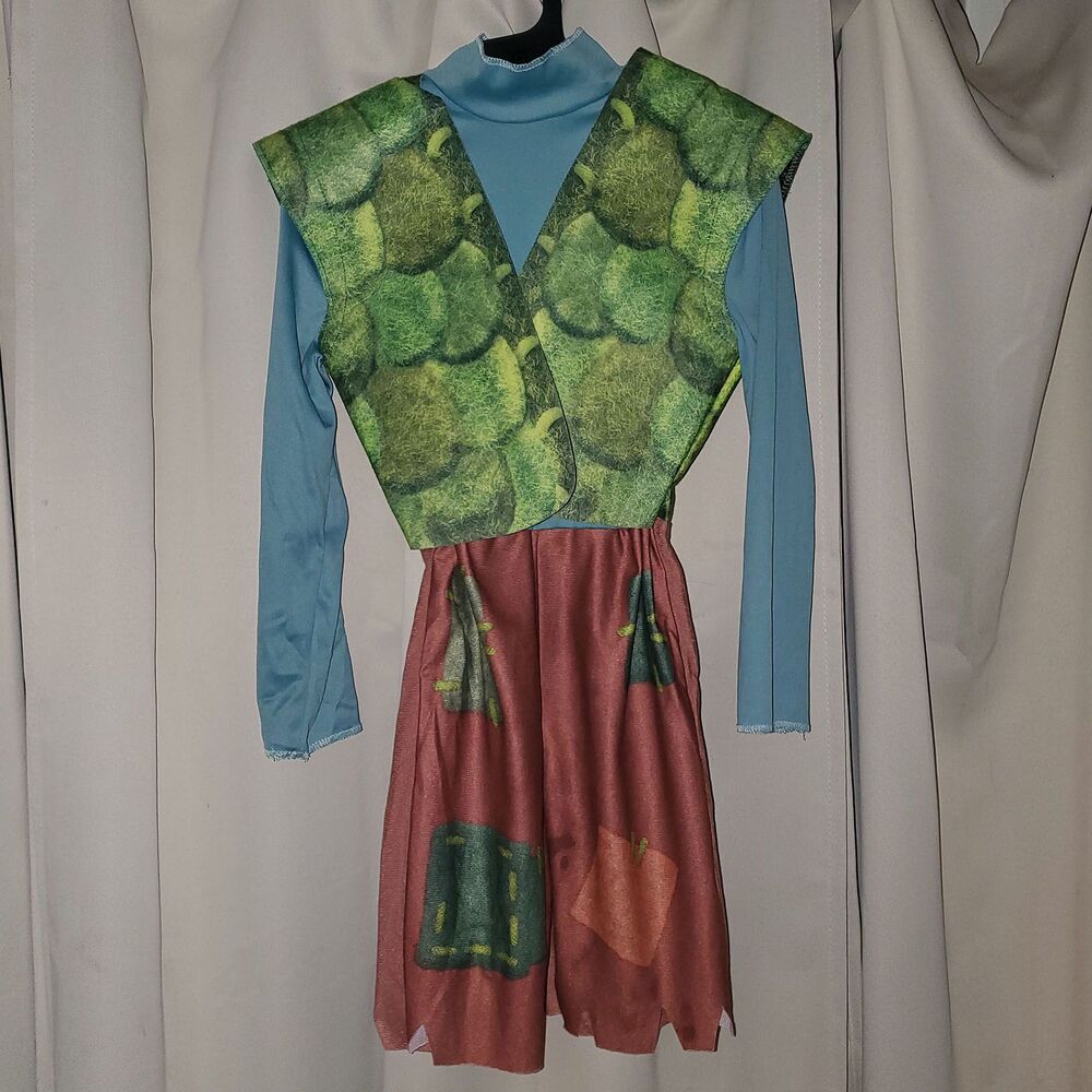 Dreamworks Deluxe Trolls World Tour Branch Child Costume Size XS-(3T-4T)